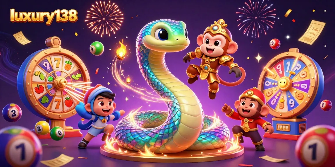 Experience the excitement of luxury138 with vibrant slot reels and dynamic magical elements.