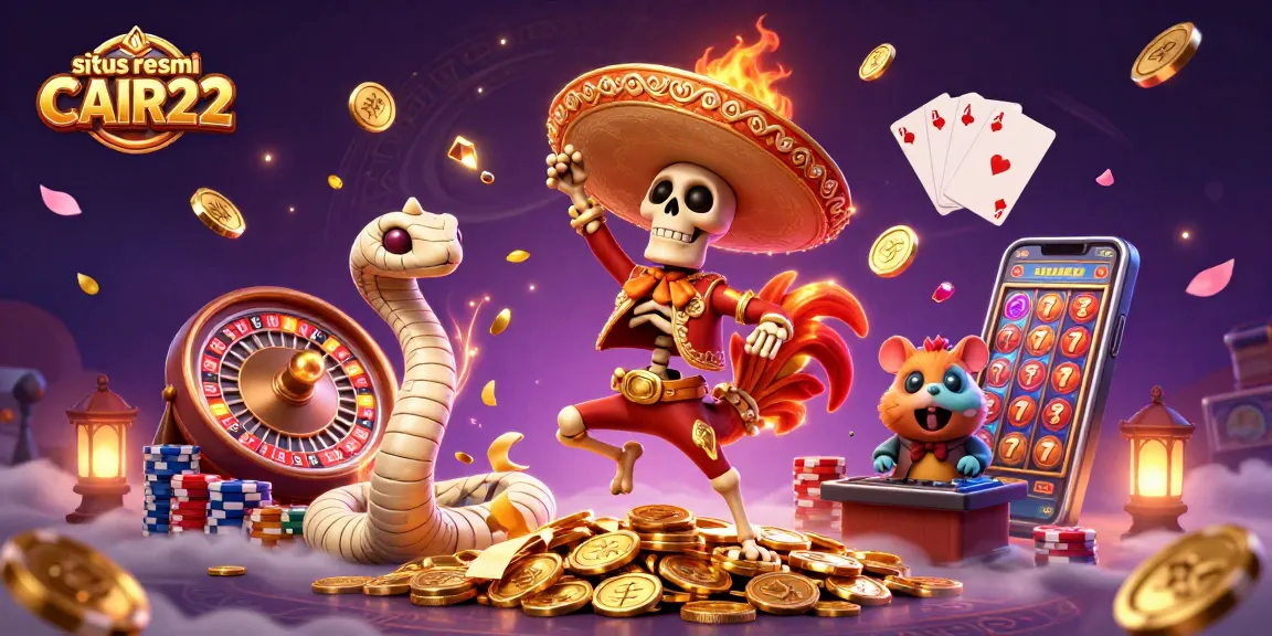Swing into action at situs resmi CAIR22 with thrilling casino games and vibrant characters!