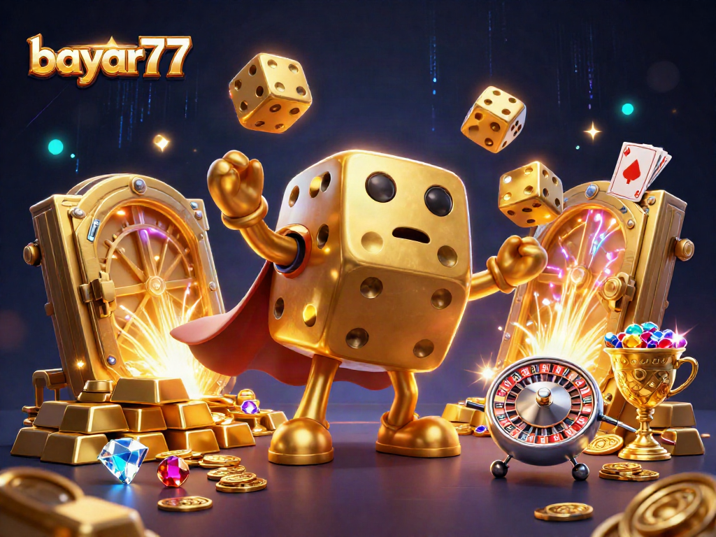 Mainkan game di bayar77 dengan golem dadu emas yang menghibur dan permainan yang seru.