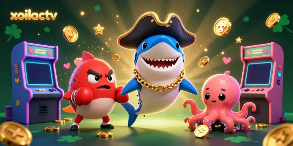 Experience thrilling gameplay with xoilactv's vibrant characters diving into a world of treasure and fun!