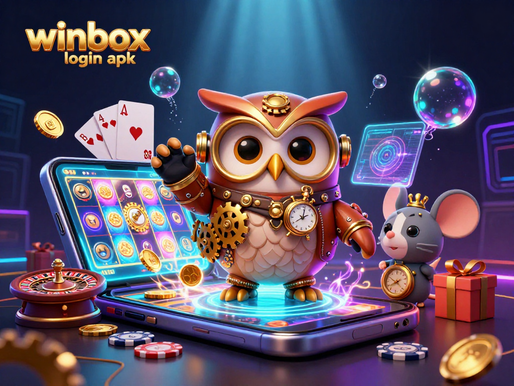 Experience winning excitement with winbox login apk showcasing an engaging slot game scene.