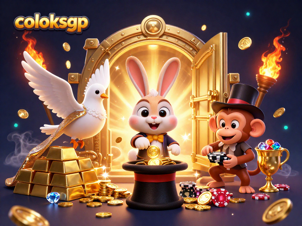 Menangkan jackpot dengan coloksgp, sambil merasakan semangat dari karakter magis dan koin emas.