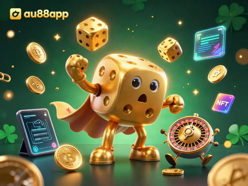 Engage with the exciting world of gambling at au88app, featuring dynamic characters and vibrant 3D casino elements.