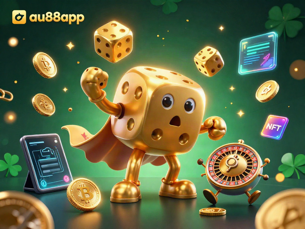 Engage with the exciting world of gambling at au88app, featuring dynamic characters and vibrant 3D casino elements.