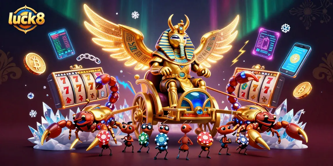 Engage with luck8's dynamic casino experience through an ultra-detailed illustration.