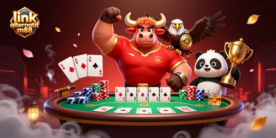 Menangkan hadiah menarik dengan link alternatif m88 sambil menikmati permainan kartu di kasino online.