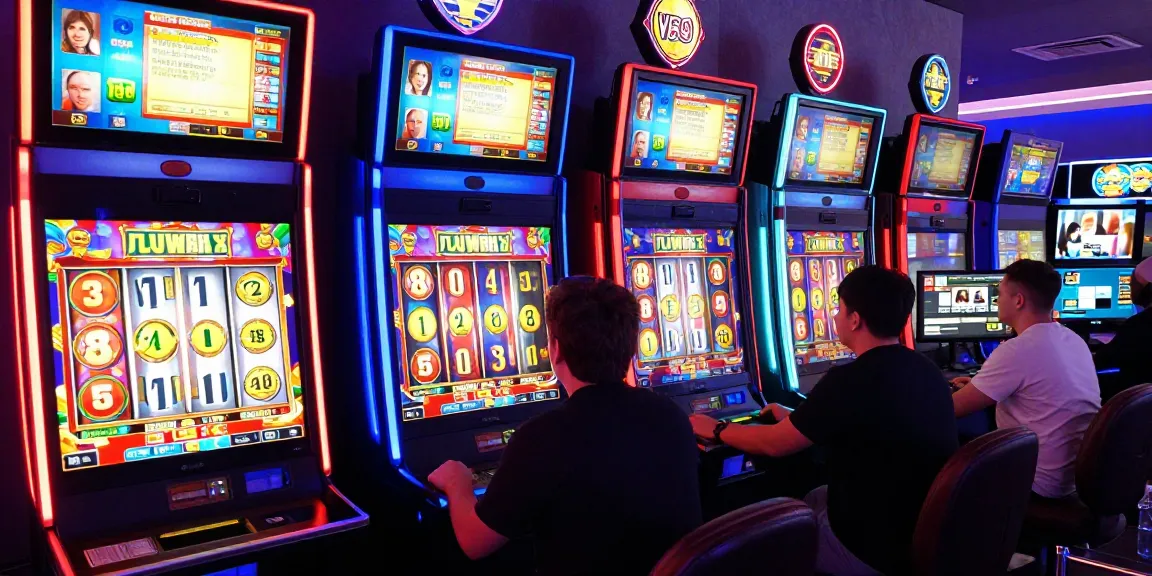 Exciting online slot gaming scene highlighting vibrant colors and player engagement in digital interfaces.