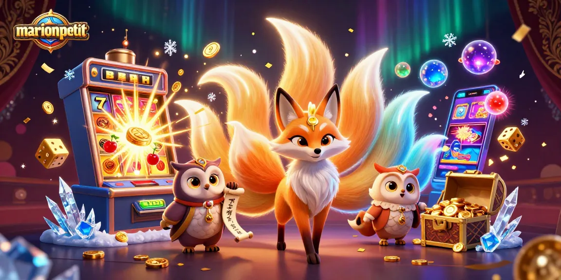 Experience thrilling gameplay with marionpetit, featuring an enchanting fox spirit and high-stakes casino elements.