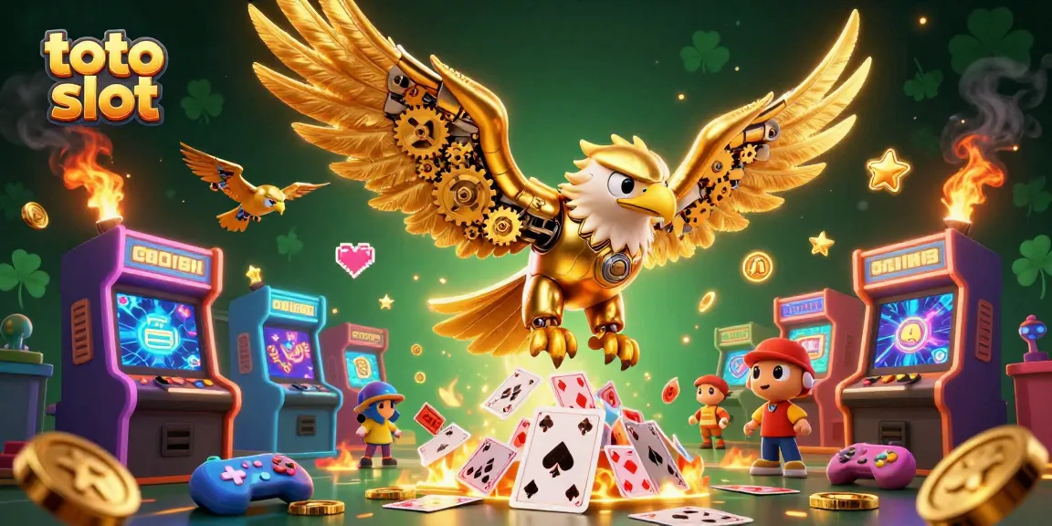 Menangkan jackpot di toto slot sambil menikmati aksi elang emas dan permainan arcade yang menyinari!