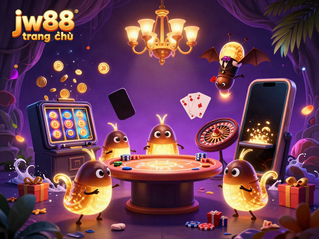 Watch the glowworms illuminate the cave casino with their vibrant tails at jw88 trang chủ.
