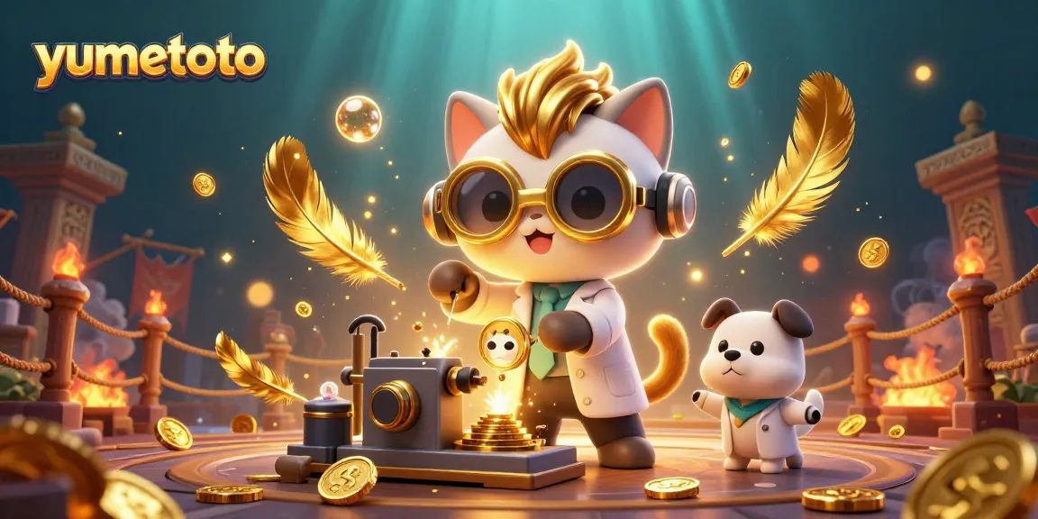 Win big at yumetoto with a vibrant casino scene showcasing dynamic gameplay elements.