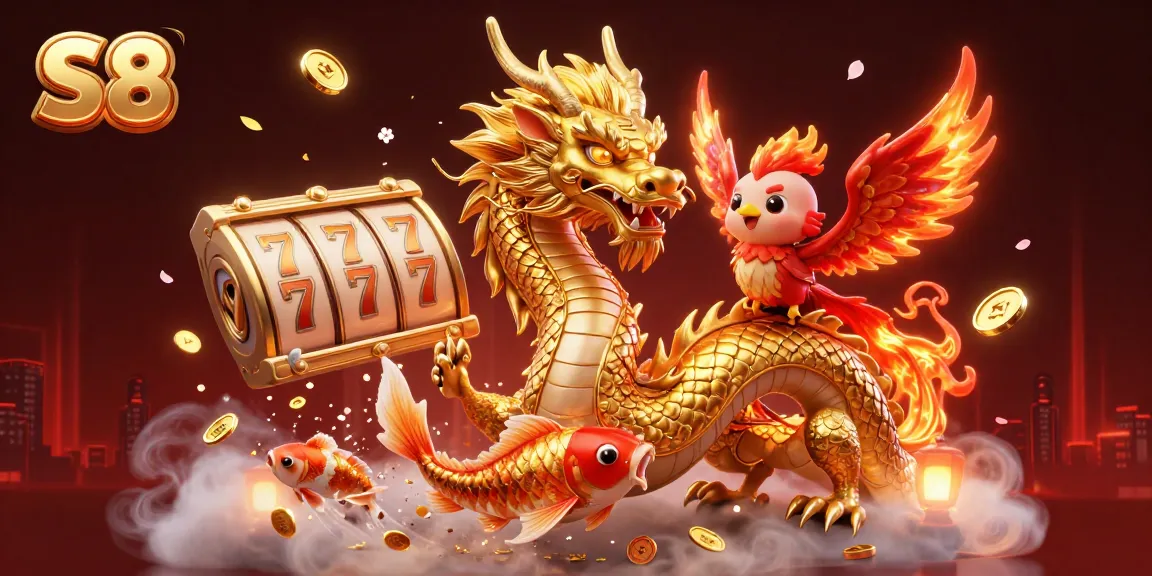 Spin the reels and increase your chances at S8 Casino with dynamic slot elements and golden treasures.