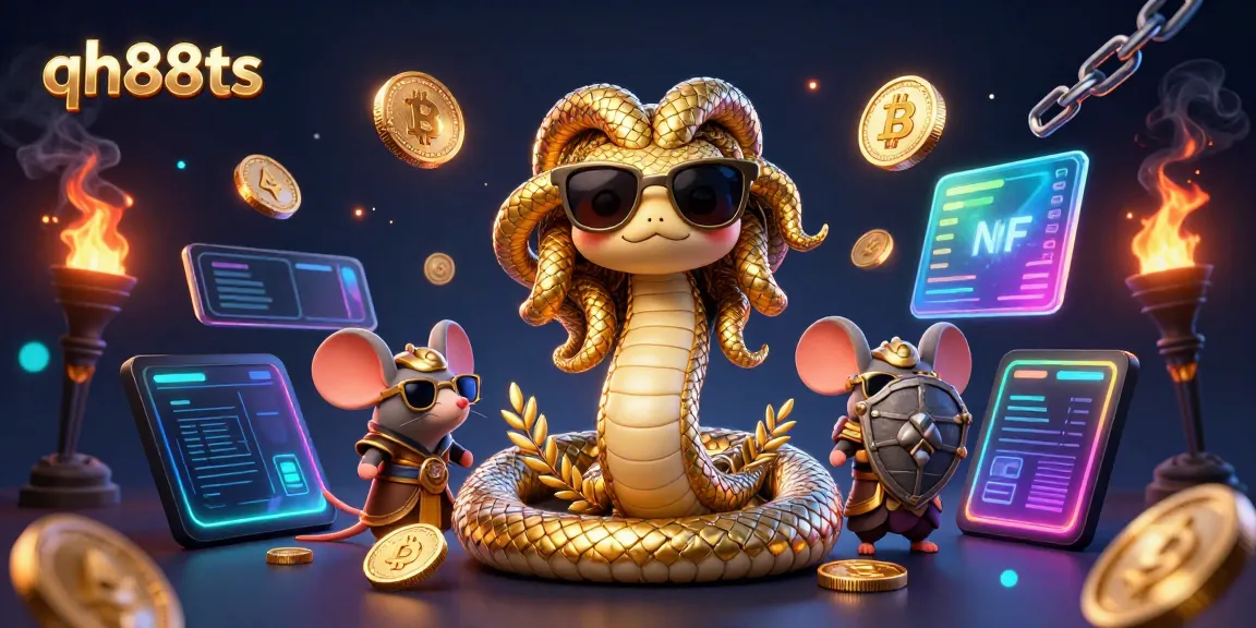 Watch Medusa and her friends navigating the vibrant QH88 gaming scene with crypto elements.