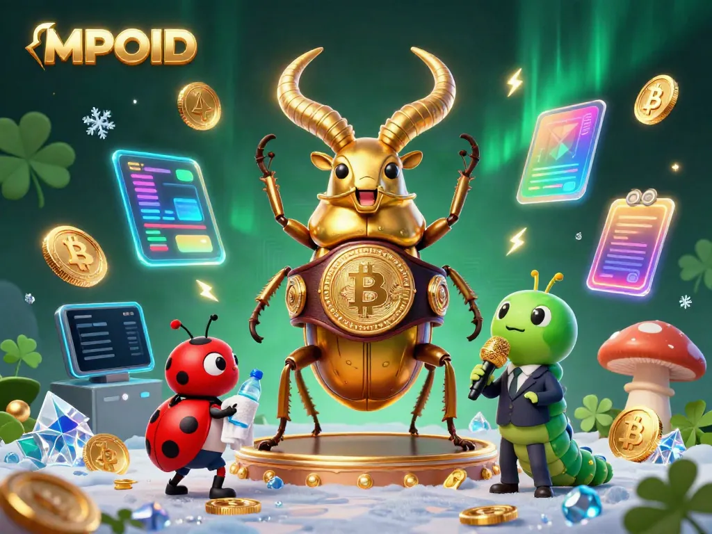 MPOID visualizes the digital gaming experience with a colorful 3D scene featuring characters against a casino backdrop.