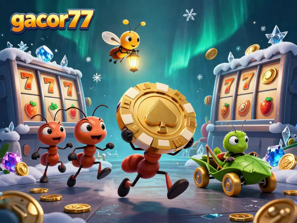 Rasakan keseruan bermain slot gacor77 dengan karakter menarik di gambar 3D ini.