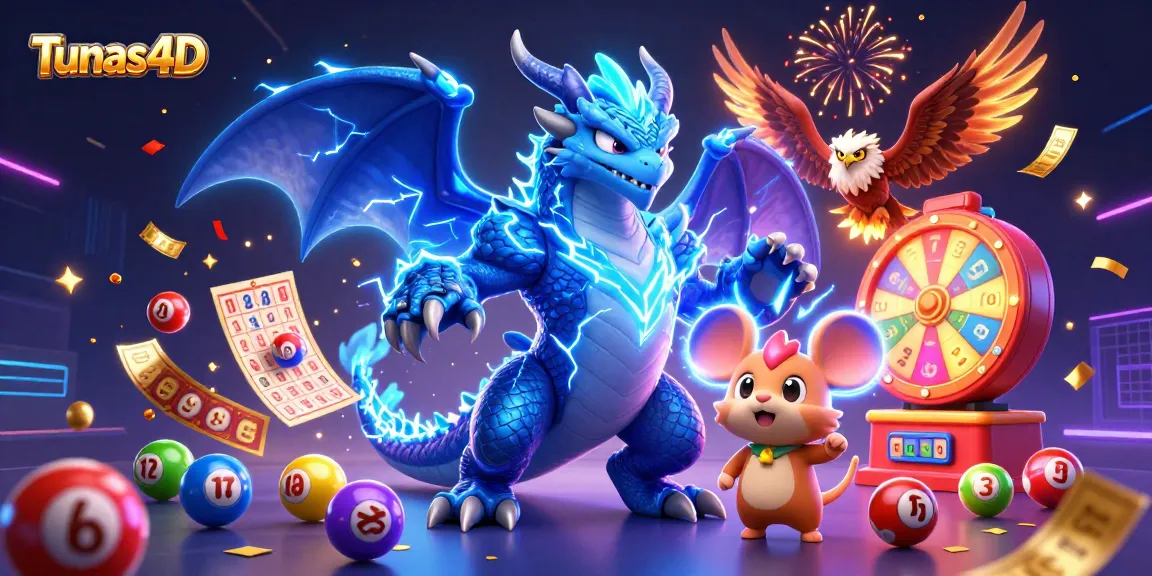 Tunas4D menawarkan pengalaman menarik dengan bola lotere berwarna cerah dan elemen permainan yang interaktif.