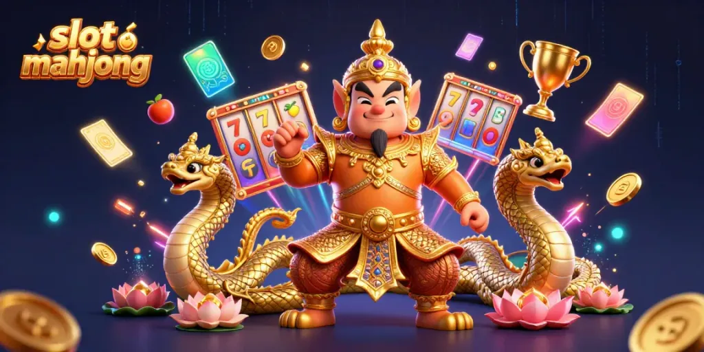 Pemain slot mahjong menikmati kemenangan besar di permainan slot yang penuh warna.
