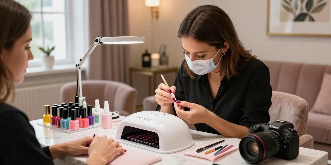Manikur mewah LUXURY12 di salon kecantikan premium dengan teknik profesional.
