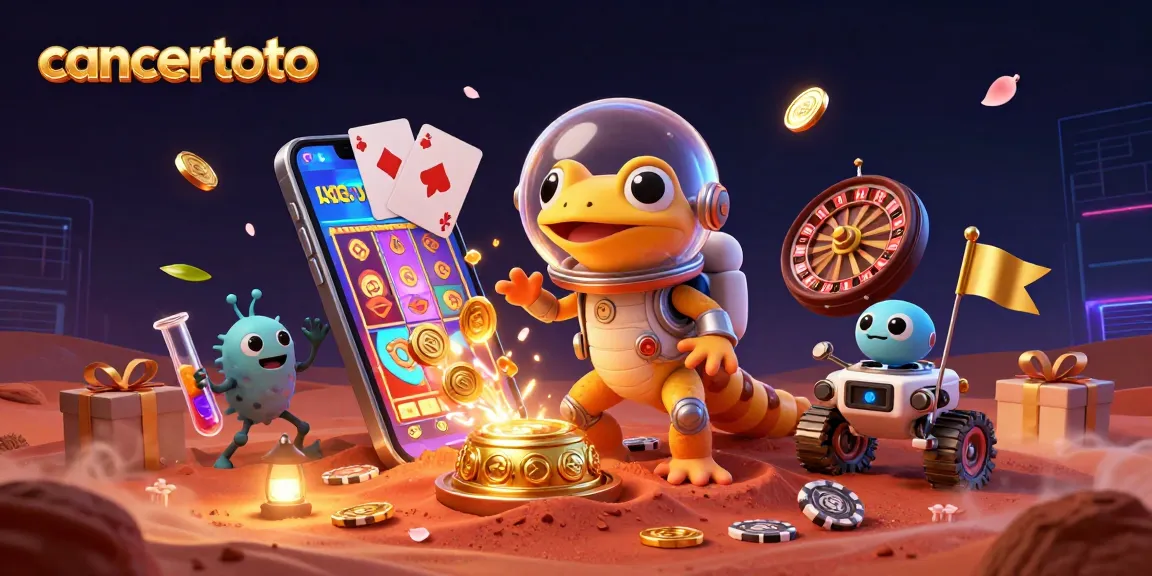 Mungkin memiliki pengalaman bermain cancertoto yang luar biasa dengan gecko Martian berwarna cerah dan kasino emas.