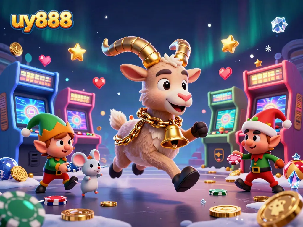 Experience the excitement of uy888's vibrant casino with spooky festive characters in action.