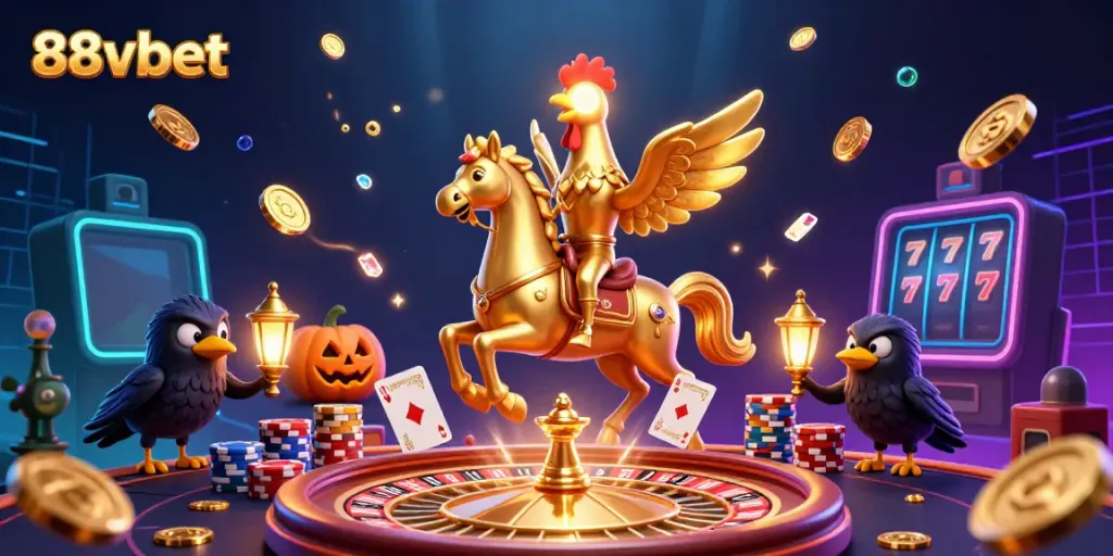 Experience epic wins with the golden rooster at 88vbet, showcasing thrilling casino highlights.