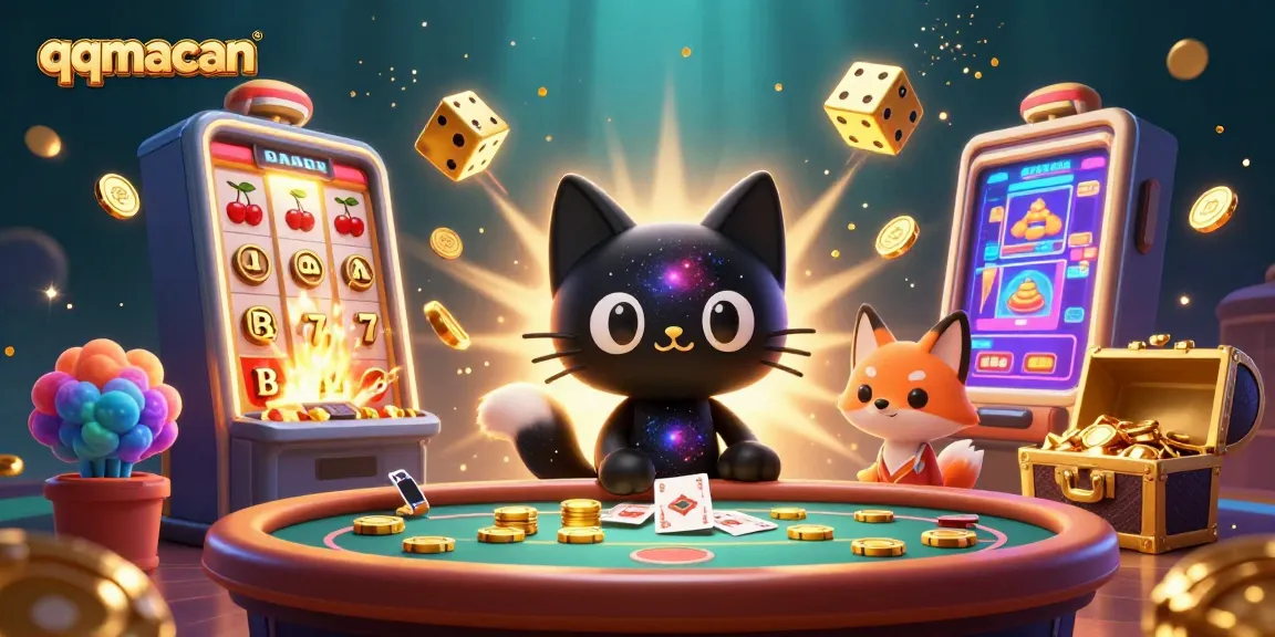 Experience gaming excitement with qqmacan's vibrant cosmic casino adventure featuring dynamic slots.