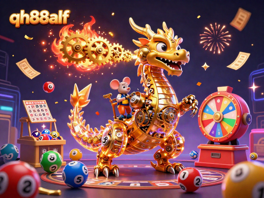 gamble effectively with energetic components flooding the scene around qh88alf, featuring colorful lottery elements.