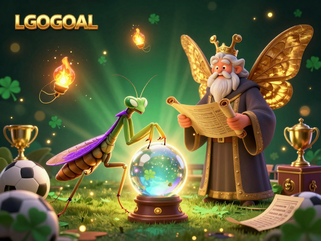 Experience strategic betting insights with LGOGOAL through engaging sports-themed 3D illustration.