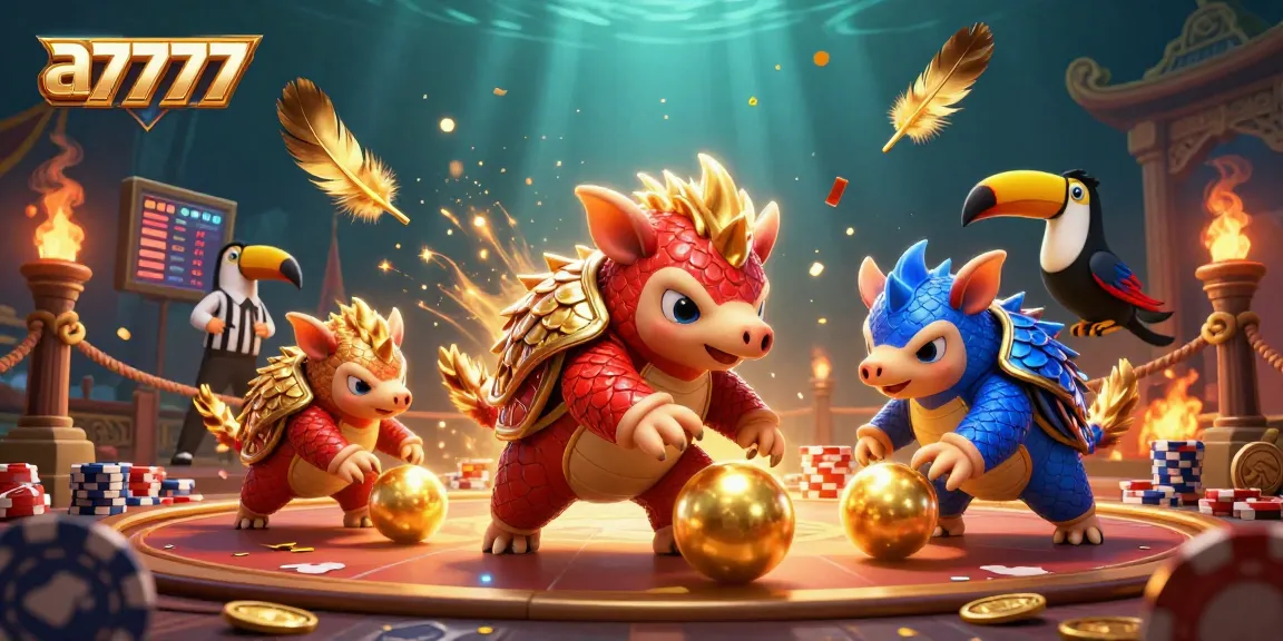 A7777 memberikan pengalaman taruhan yang interaktif dengan pangolin berperang di arena casino.