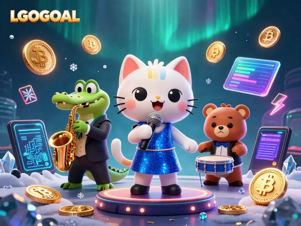 Experience vibrant gaming with LGOGOAL in a dynamic 3D cartoon illustration featuring iconic casino elements.