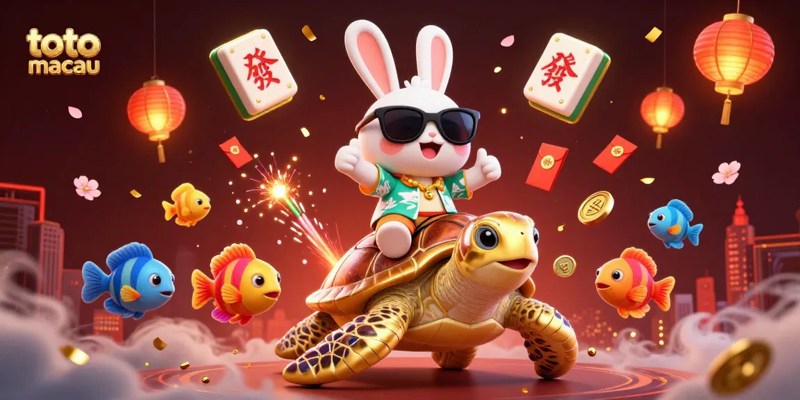Menangkan permainan di toto macau dengan kelinci keberuntungan dan kura-kura emas!