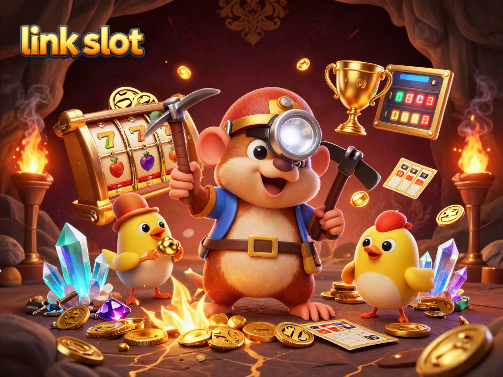 Tembus link slot dengan mole penambang dan teman canary yang membawa nugget emas di dalam gua penuh harta.