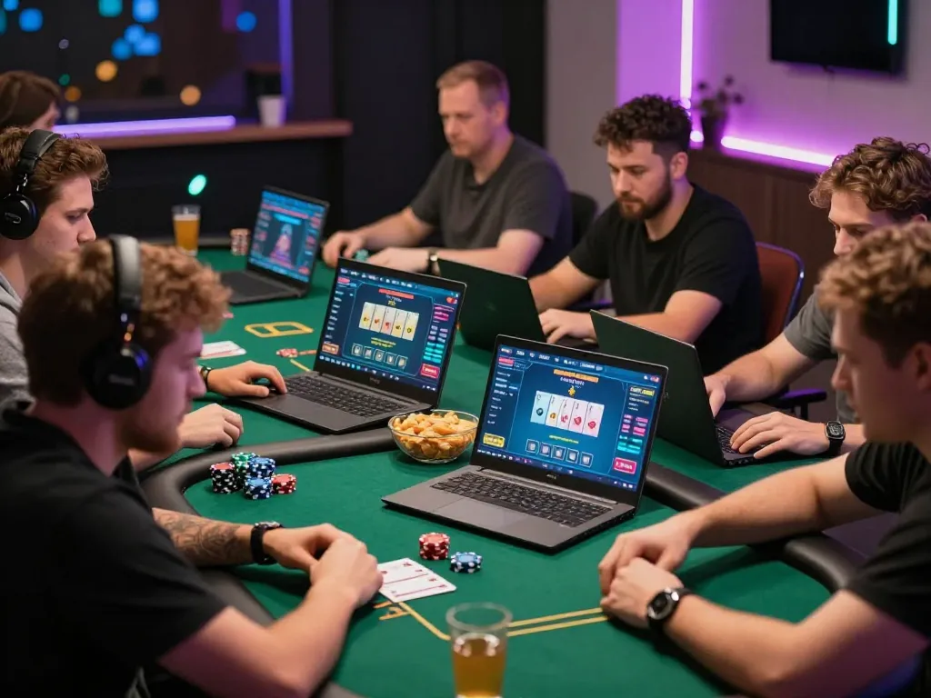 LIGA2000 offers an engaging online poker experience with players focused on winning strategies.