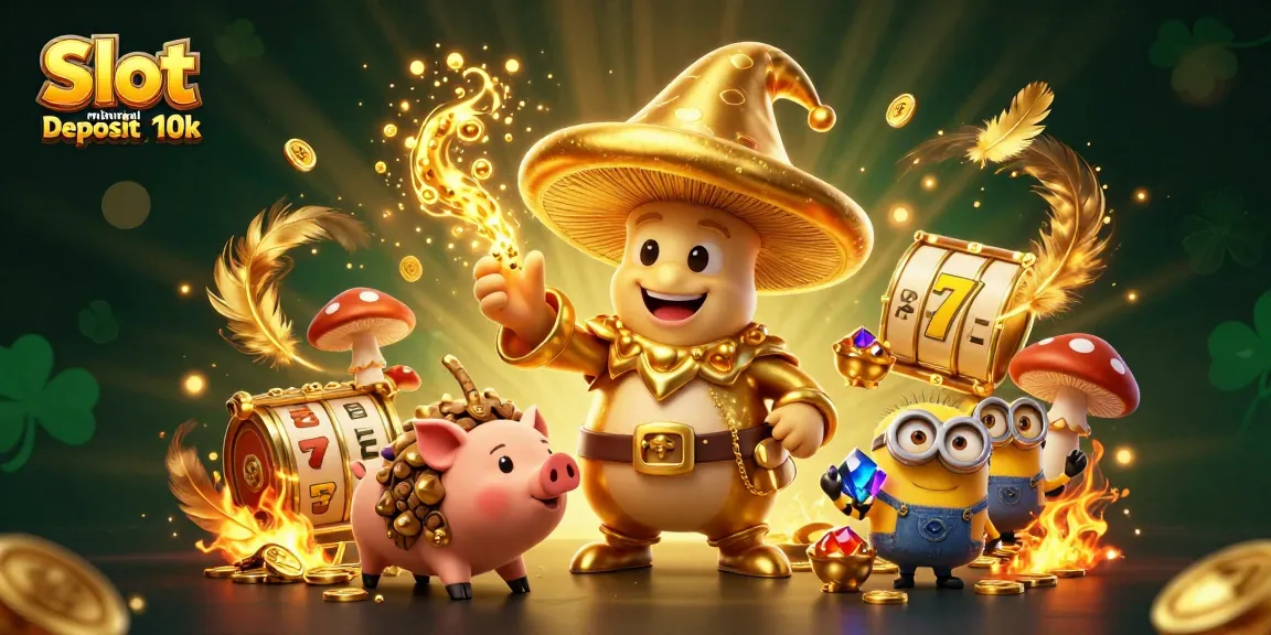 Menangkan Slot Minimal Deposit 10k dengan karakter slot menggiurkan dan monster emas yang menarik.