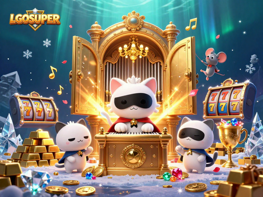 Experience LGOSUPER's vibrant casino scene with dynamic characters and dazzling treasures.