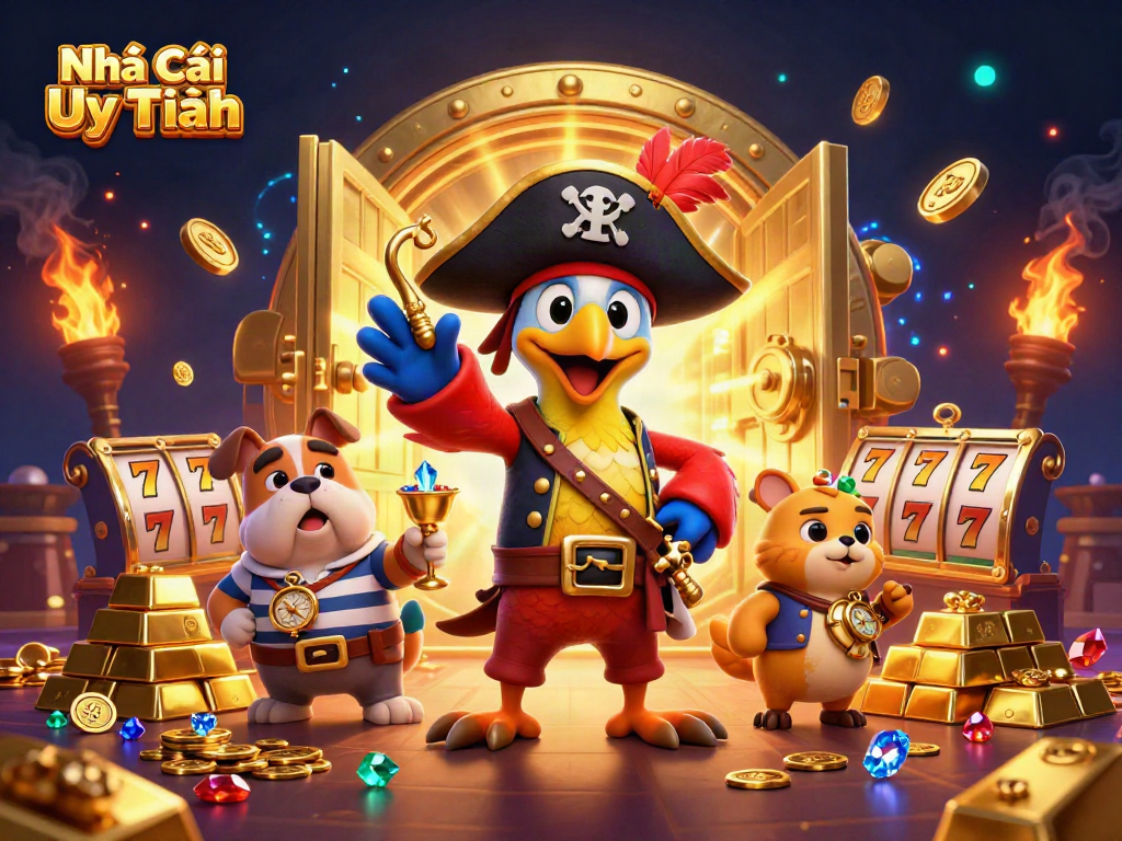 Engage in thrilling casino adventures with Nhà Cái Uy Tín featuring dynamic characters and casino elements.