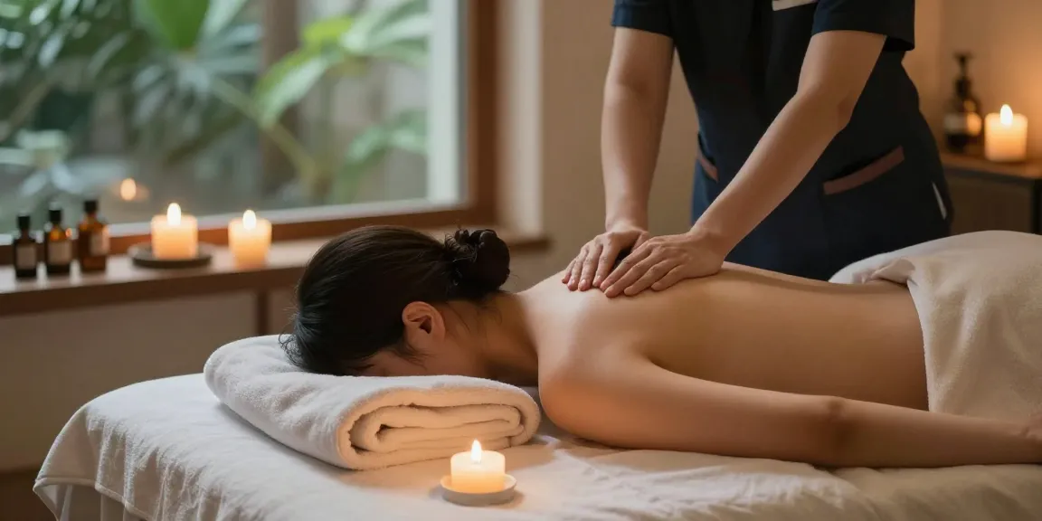 Experience tranquil 하남출장마사지 in a calming spa environment.