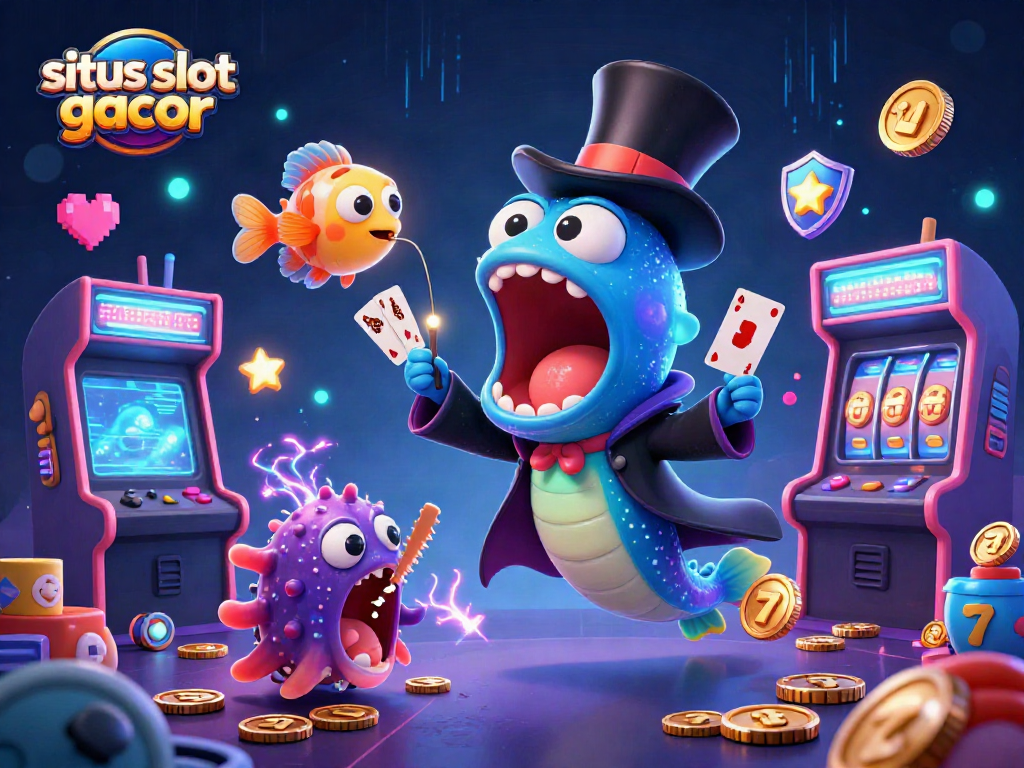 Menang besar dengan situs slot gacor yang menampilkan ikan gulper 3D beraksi dalam dunia kasino.