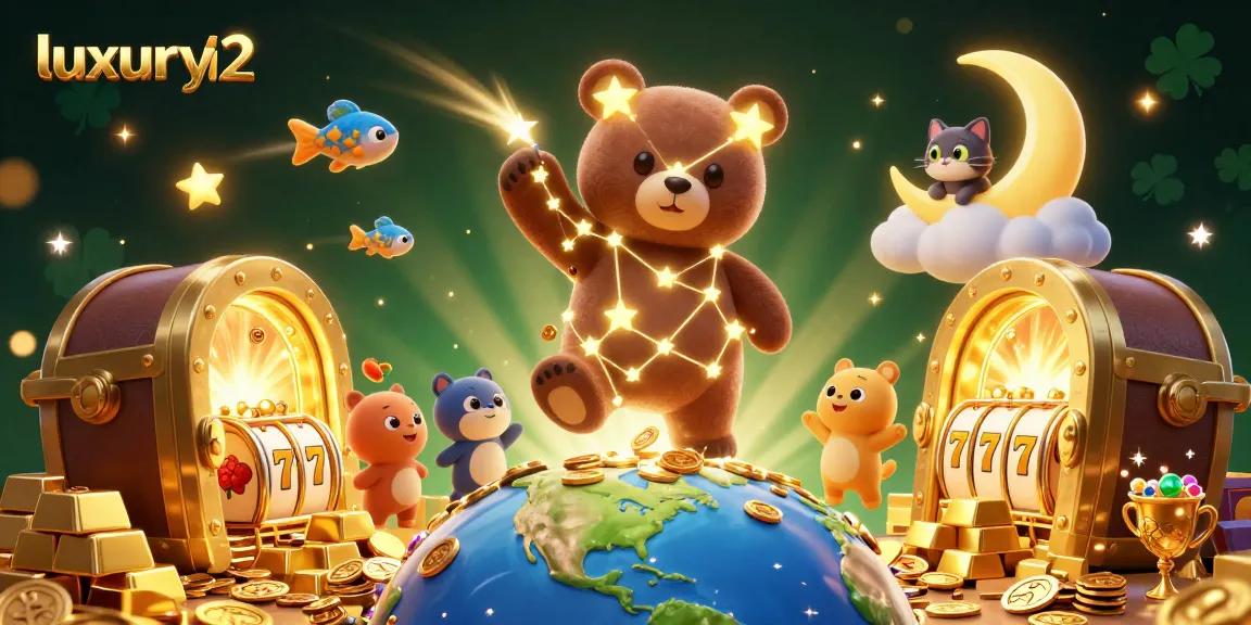 Experience thrilling wins at luxury12 with vibrant slot reels, golden treasures, and magical characters.