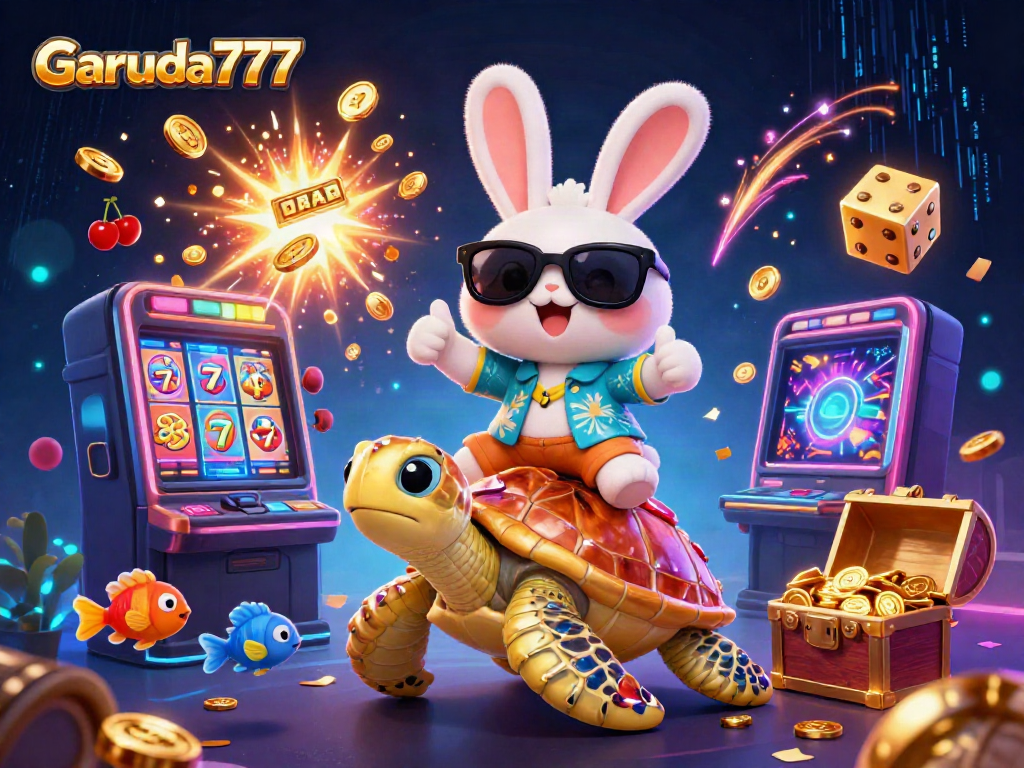 Permainan slot online Garuda777 dengan kelinci beruntung dan kura-kura emas menjanjikan keseruan!