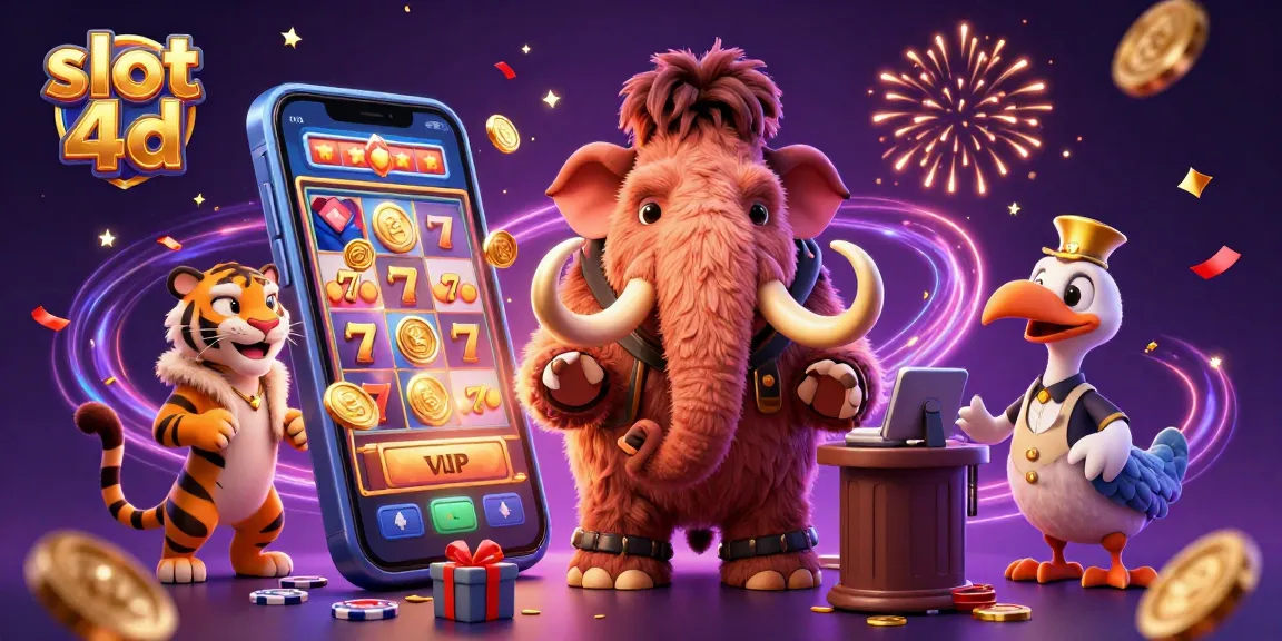 Menangkan slot 4d dalam suasana kasino yang ceria dan penuh kegembiraan dengan elemen menarik yang meliputi karakter unik.