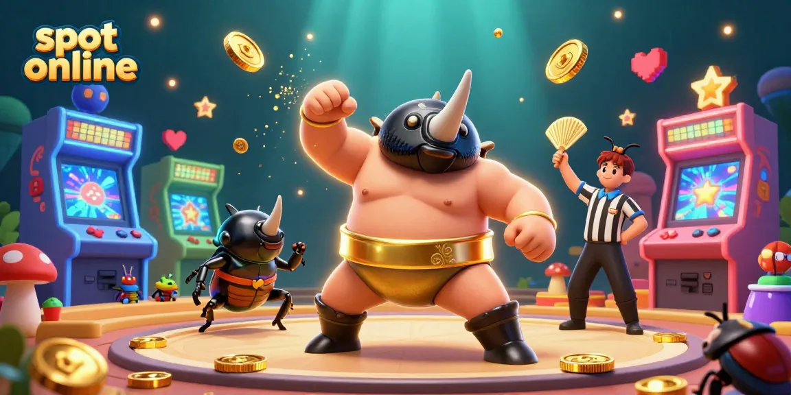 Menangkan slot online dengan karakter juara kejuaraan samurai di latar belakang penuh jackpot dan mesin permainan.