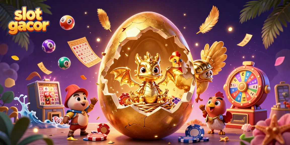 Slot gacor menghadirkan momen kemenangan terbaik dengan naga emas dan chip poker.