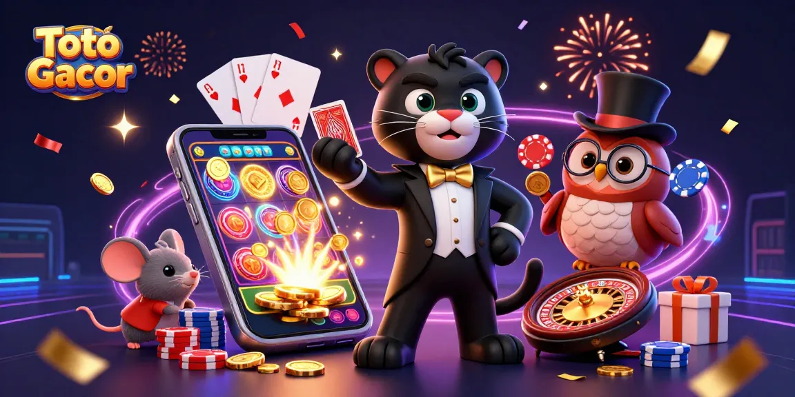 Toto Gacor menghidupkan permainan slot dengan panther yang stylish, burung hantu dan tikus beruntung.