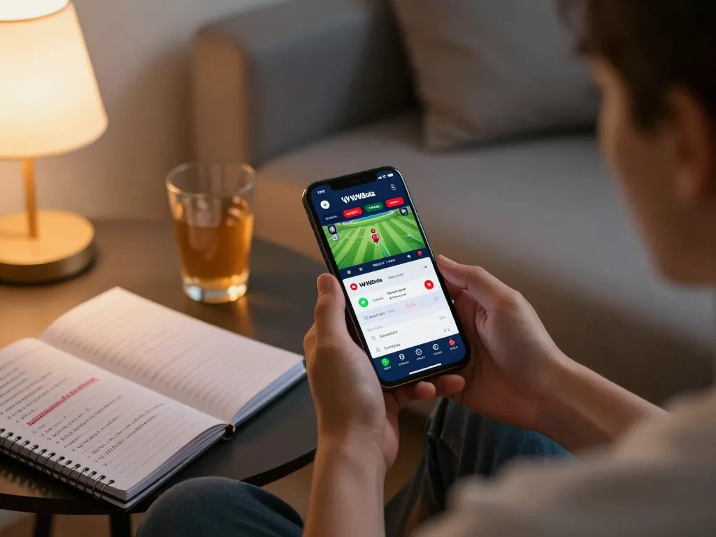 Main WWBola Deposit Qris Tanpa Potongan showcased on smartphone during exciting online betting session
