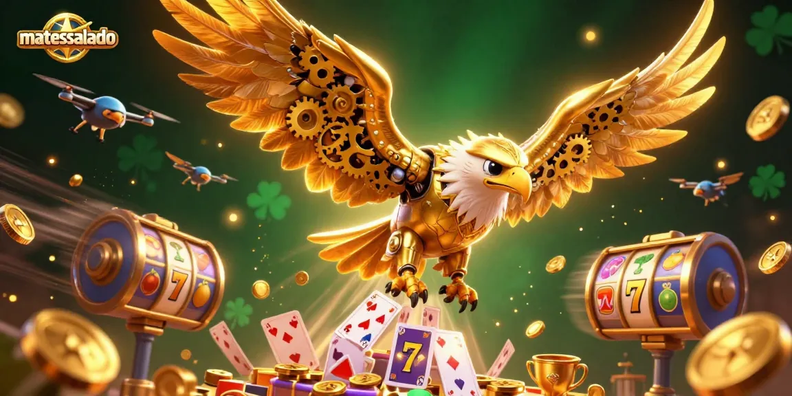 Engage with exciting slot games at mateosalado, featuring dynamic 3D characters and vibrant reels.