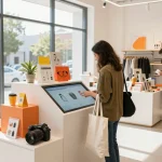 Engaging shopping experience featuring RANDOM88 products in a vibrant retail environment.