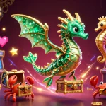 Experience the thrill of rokok88 login with vibrant sea dragon and treasure amidst dynamic gaming elements.