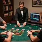 LGO99 Situs Game Online Terpercaya Di INDONESIA players engaging in a strategic blackjack game online.