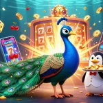Play and win with bayi toto in this vibrant casino scene featuring dynamic games and colorful winnings.